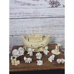 VTG Rare Enesco Precious Moments Retired Noah's Ark Set